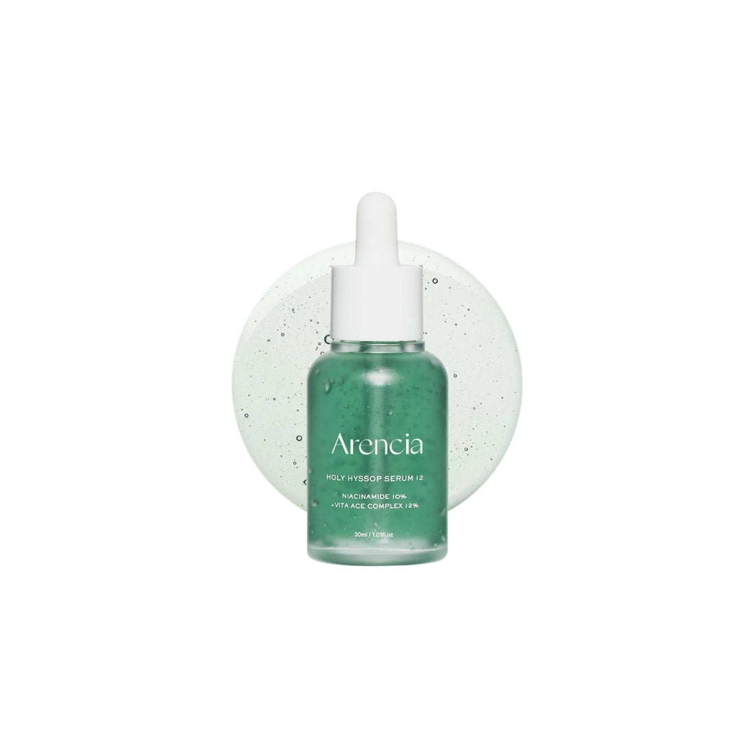 Arencia Holy Hyssop Serum – 30ml Korean soothing serum with Hyssop Extract available at Atelier De Glow UK.