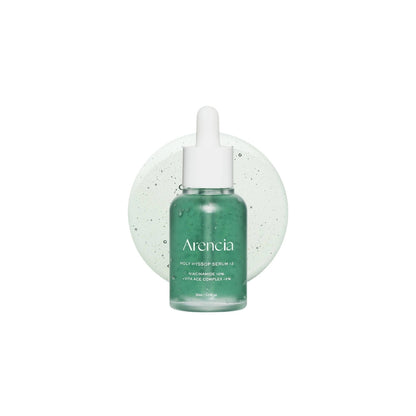 Arencia Holy Hyssop Serum – 30ml Korean soothing serum with Hyssop Extract available at Atelier De Glow UK.