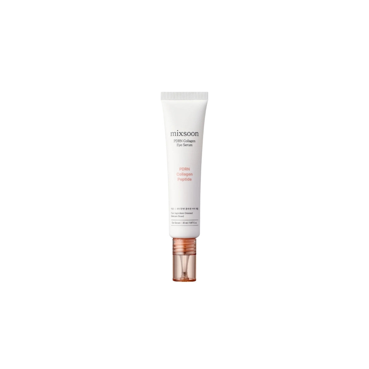 mixsoon PDRN Collagen Eye Serum 20ml – Premium firming eye treatment formulated with PDRN and collagen for elasticity and deep hydration available at Atelier De Glow UK.