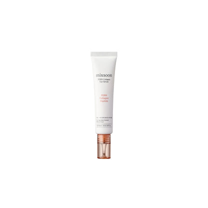 mixsoon PDRN Collagen Eye Serum 20ml – Premium firming eye treatment formulated with PDRN and collagen for elasticity and deep hydration available at Atelier De Glow UK.