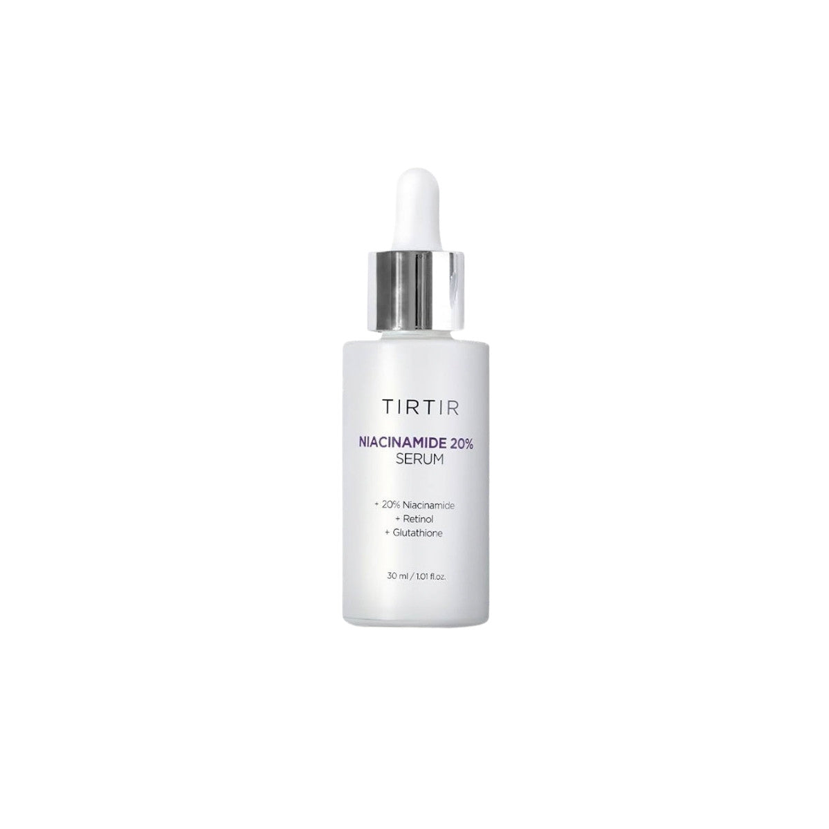 TIRTIR Niacinamide 20% Serum 30ml – high-potency brightening and pore-refining facial serum for clearer skin, available at Atelier De Glow UK.