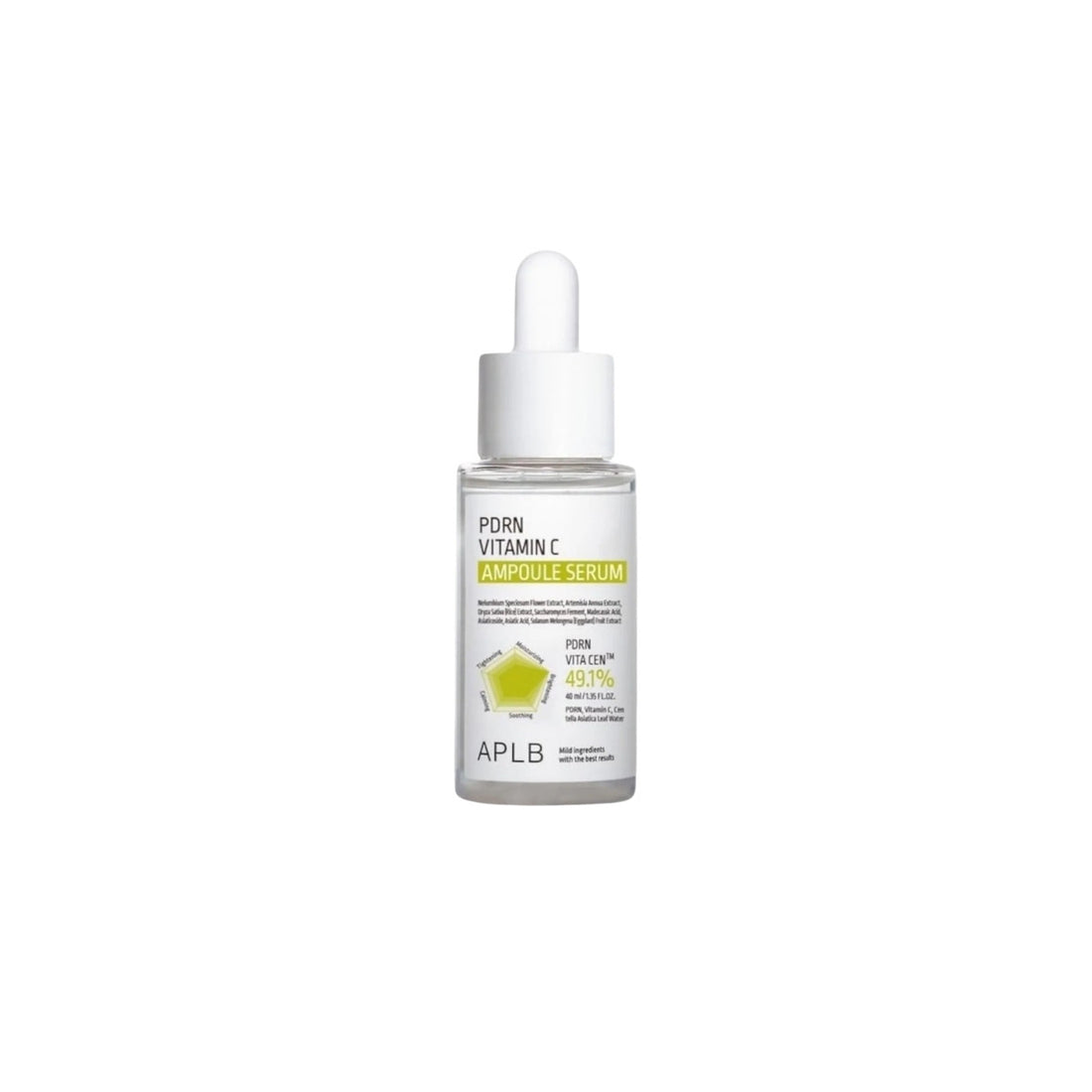 APLB PDRN Vitamin C Ampoule Serum – 40ml Korean high-potency serum with PDRN and Vitamin C for skin repair available at Atelier De Glow UK.