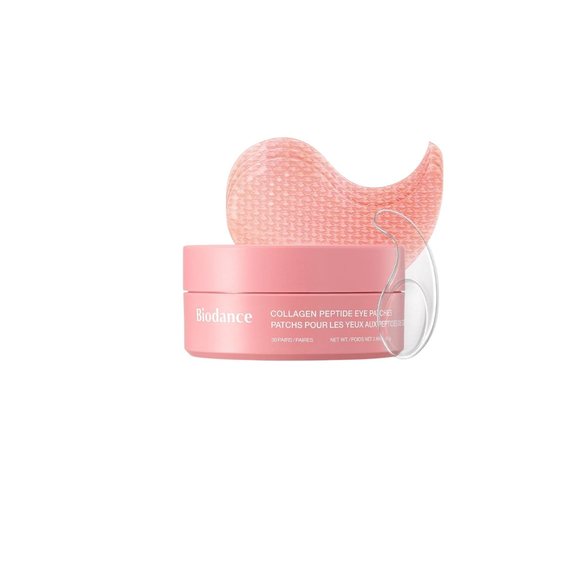 Biodance Collagen Peptide Eye Patches – 30-piece hydrogel set with ultra-low molecular collagen available at Atelier De Glow UK.