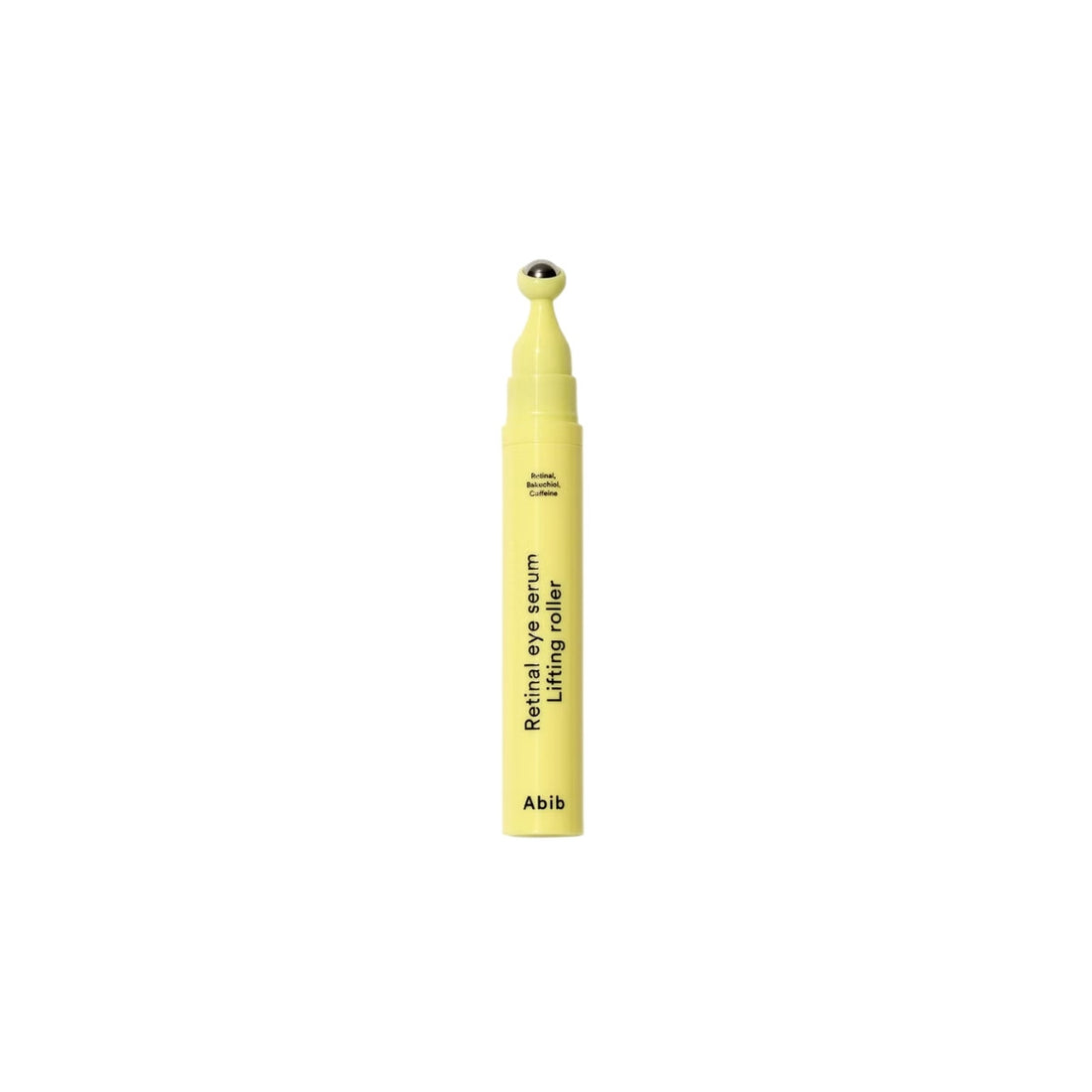 Abib Retinal Eye Serum Lifting Roller 15ml – anti-aging under-eye treatment formulated with retinal and peptides for firming and elasticity available at Atelier De Glow UK.