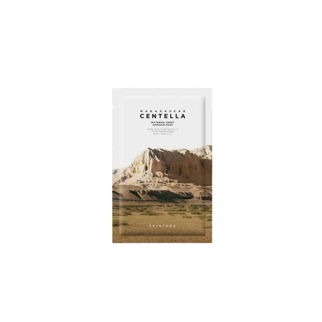 SKIN1004 Madagascar Centella Watergel Sheet Ampoule Mask – soothing and hydrating sheet mask formulated with pure Centella Asiatica extract available at Atelier De Glow UK.