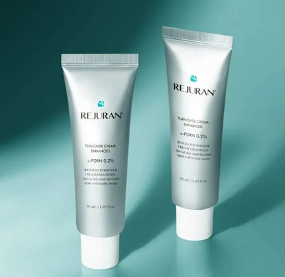 Rich yet non-greasy REJURAN Turnover Cream Enhanced texture – Fast-absorbing, soothing Korean face cream for a glass-skin finish at Atelier De Glow UK