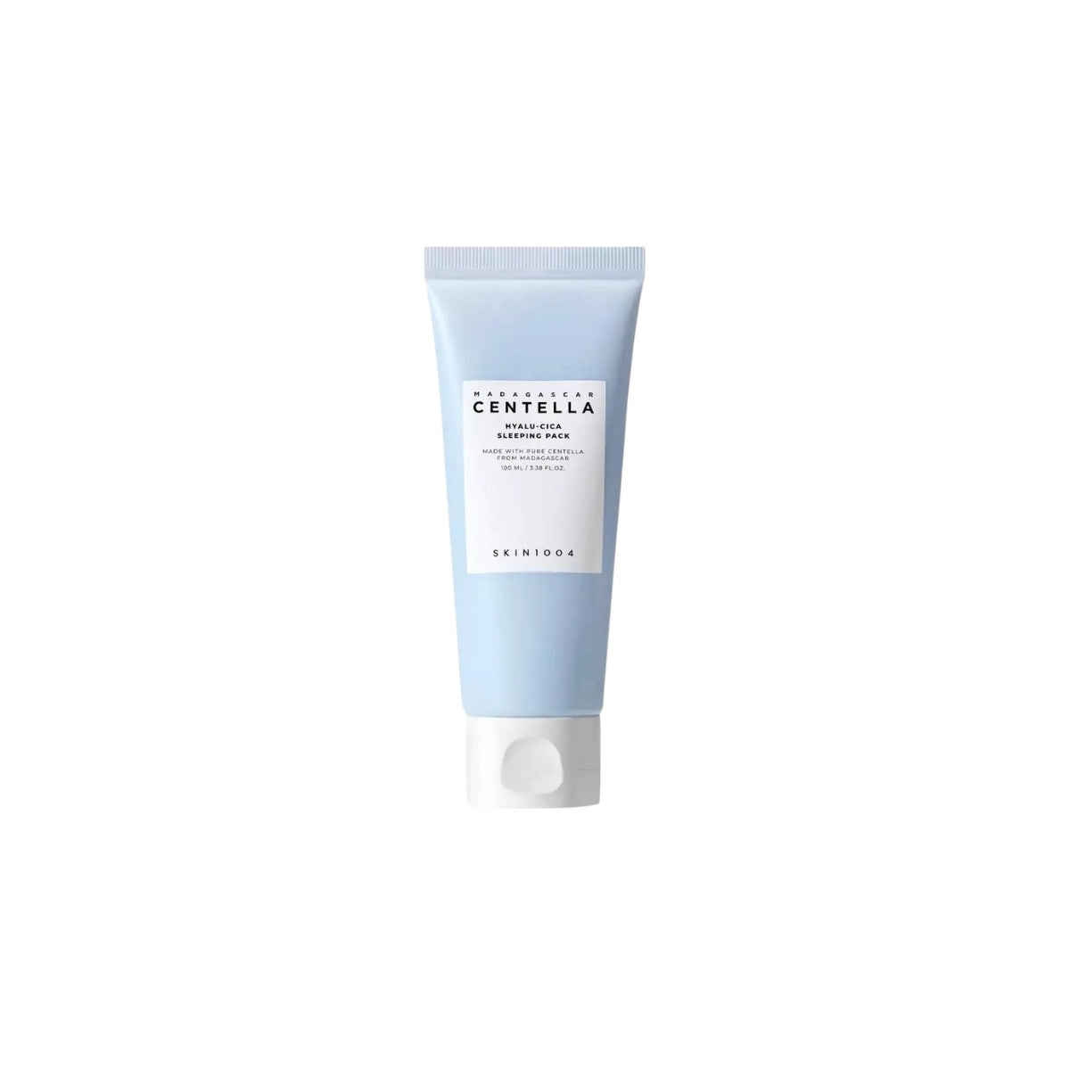 SKIN1004 Madagascar Centella Hyalu-Cica Sleeping Pack 100ml – soothing overnight mask with Centella Asiatica and Hyaluronic Acid for deep hydration available at Atelier De Glow UK.