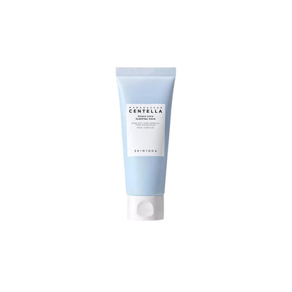 SKIN1004 Madagascar Centella Hyalu-Cica Sleeping Pack 100ml – soothing overnight mask with Centella Asiatica and Hyaluronic Acid for deep hydration available at Atelier De Glow UK.