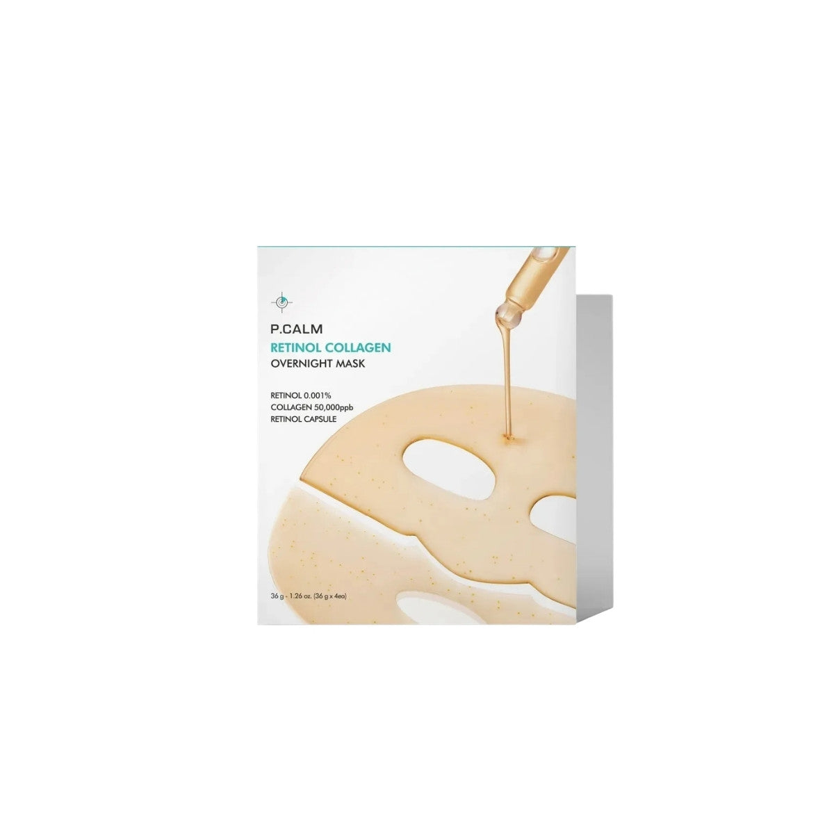 P.CALM Retinol Collagen Overnight Mask Set – Bakuchiol, Retinol, and Vegan Collagen infused Korean sleeping mask available at Atelier De Glow UK.