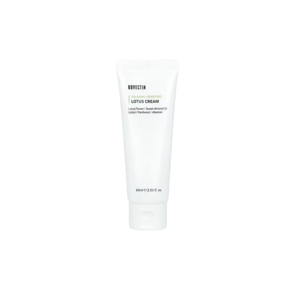 ROVECTIN Clean Lotus Water Cream – 60ml vegan moisturizer with 75% Lotus Flower Water and Kaempferol available at Atelier De Glow UK.
