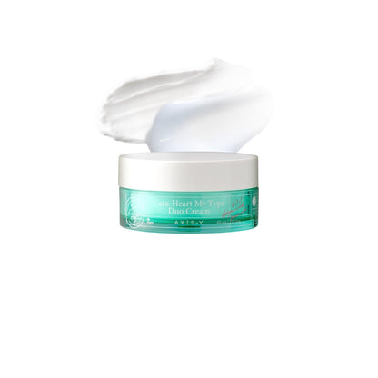 AXIS-Y Cera-Heart My Type Duo Cream – 60ml dual-chamber Korean moisturizer for combination skin available at Atelier De Glow UK.
