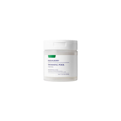 EQQUALBERRY Swimming Pool Toner Pads – 70EA large-capacity pads with Protease enzymes and Sea Water available at Atelier De Glow UK.