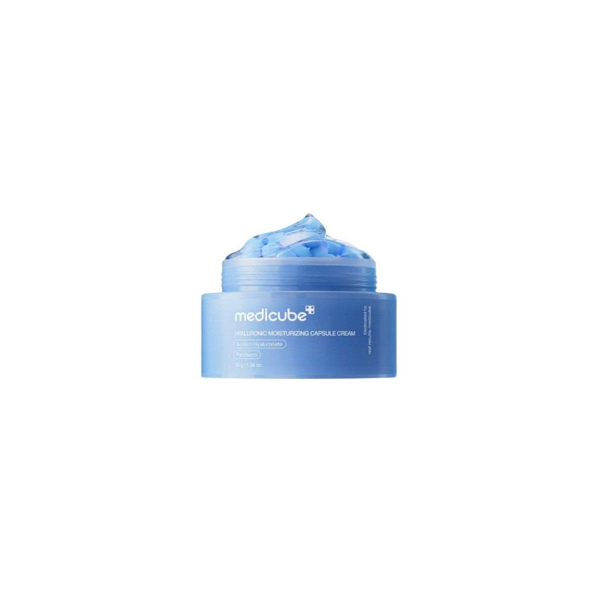 Medicube Hyaluronic Moisturizing Capsule Cream – 55g dual-texture clinical moisturizer with Multi-Weight Hyaluronic Acid and Ceramide Capsules available at Atelier De Glow UK.