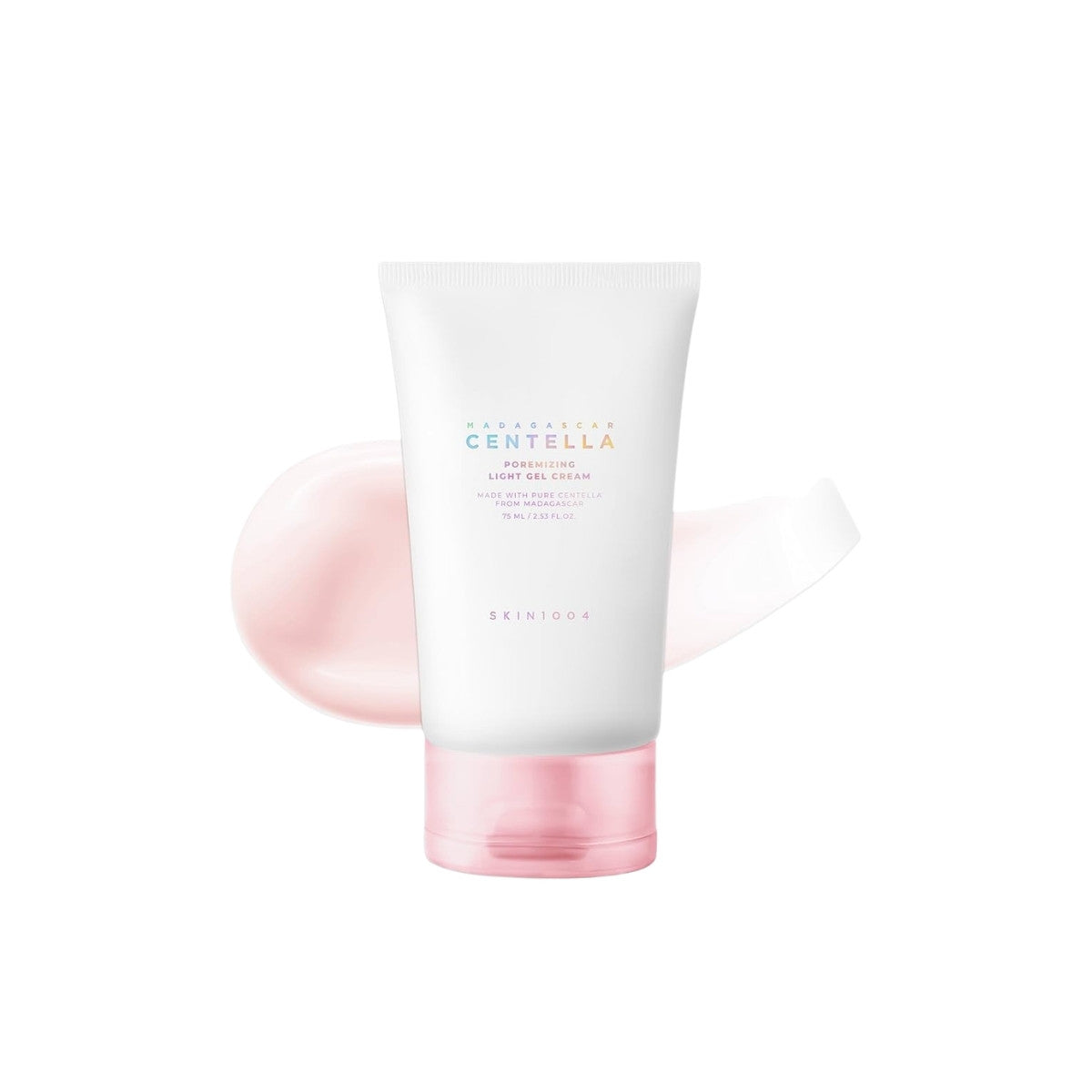 SKIN1004 Madagascar Centella Poremizing Light Gel Cream 75ml – soothing pore-care moisturizer with Centella Asiatica and Himalayan Pink Salt available at Atelier De Glow UK.