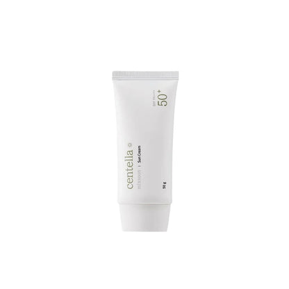 mixsoon Centella Sun Cream SPF50+ PA++++ – 50g lightweight daily chemical soothing sunscreen with pure centella extract available at Atelier De Glow UK.
