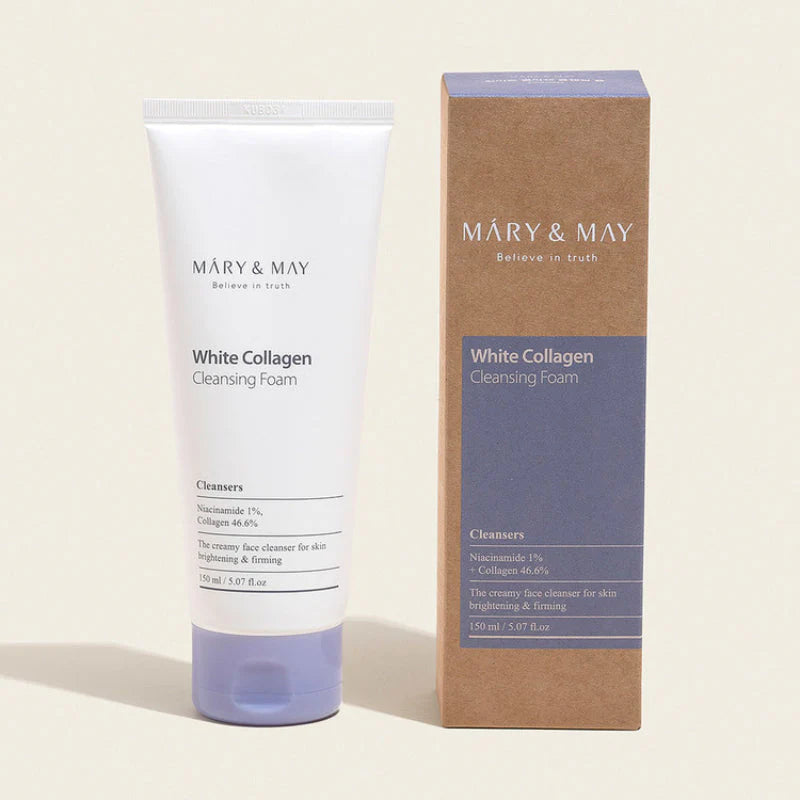 Mary &amp; May  White Collagen Cleansing Foam 150ml