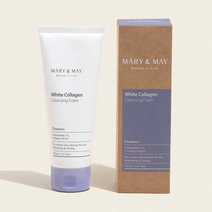 Mary &amp; May  White Collagen Cleansing Foam 150ml