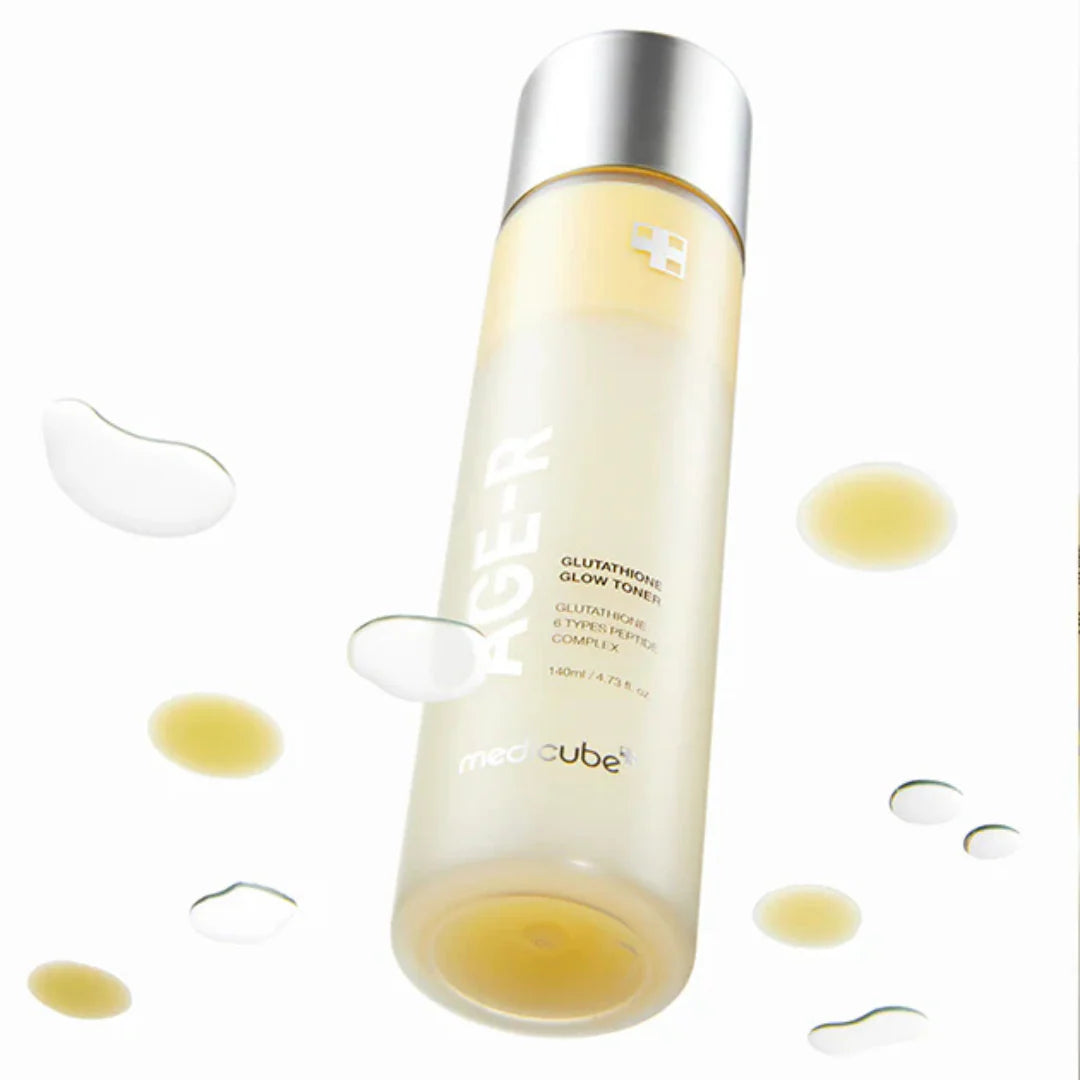 medicube age-r glutathione glow milky toner | Low-Irritation Double Layer Toner for Glass Glow Skin with Peptide healthy glow medicube AGE-R Glutathione Glow Toner