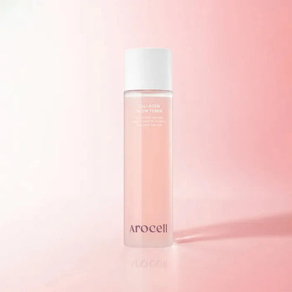 Lightweight and fast-absorbing Arocell Collagen Glow Toner for daily moisture replenishment, perfect for achieving a non-sticky, glowing complexion from Atelier De Glow UK.