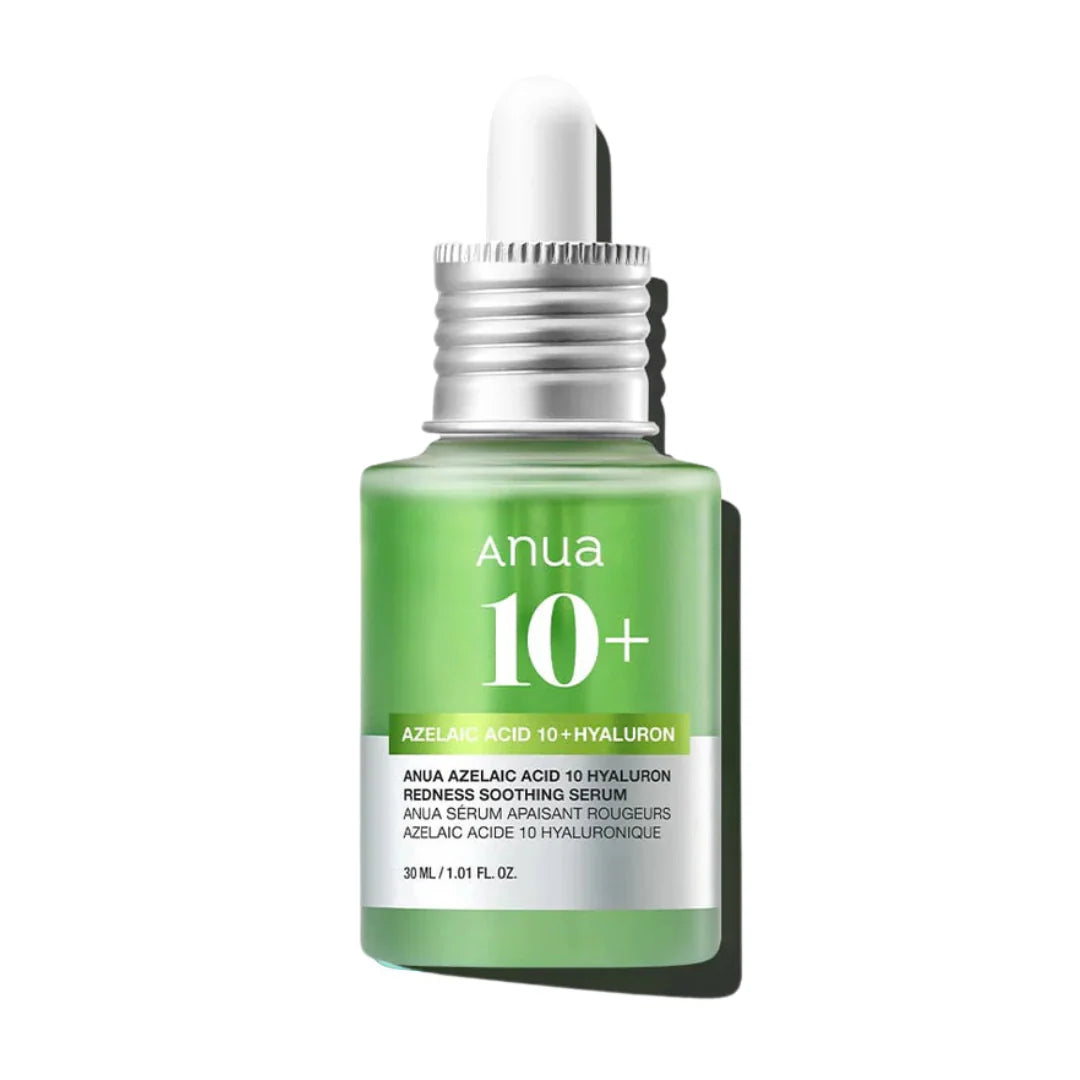 Anua Azelaic Acid 10 Hyaluron Redness Soothing Serum – 30ml targeted treatment for redness and acne scars at Atelier De Glow UK.