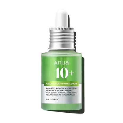 Anua Azelaic Acid 10 Hyaluron Redness Soothing Serum – 30ml targeted treatment for redness and acne scars at Atelier De Glow UK.