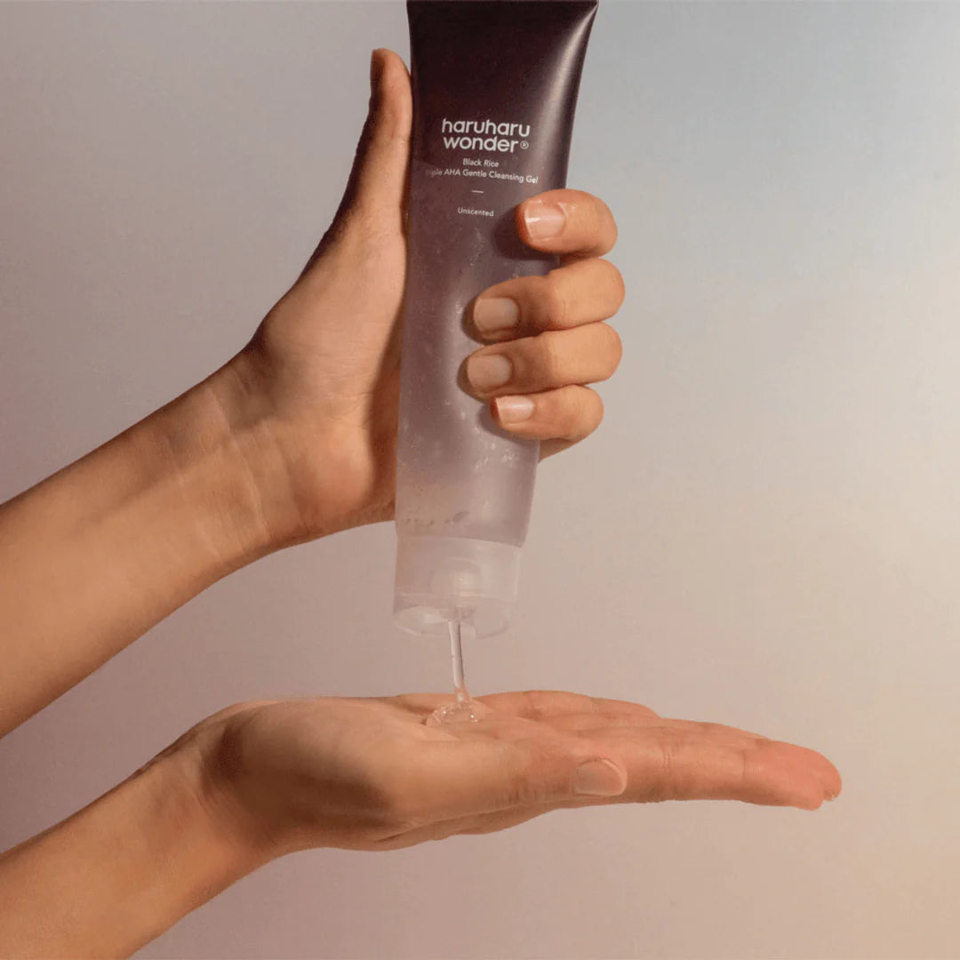 Haruharu Wonder Black Rice Triple AHA Gentle Cleansing Gel 100ml