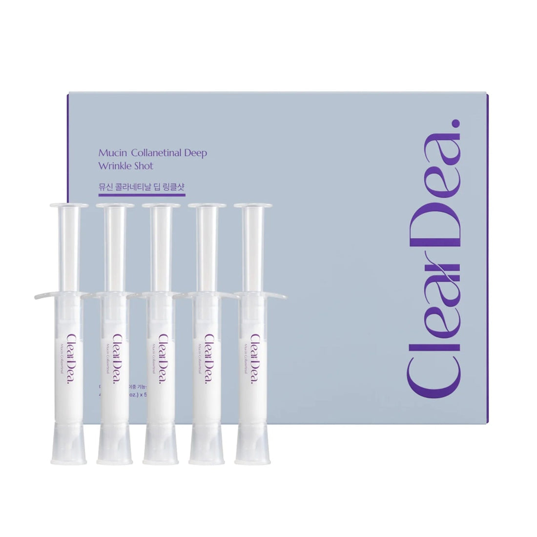 ClearDea  Mucin Collanetinal Deep Wrinkle Shot 4ml x 5 pcs