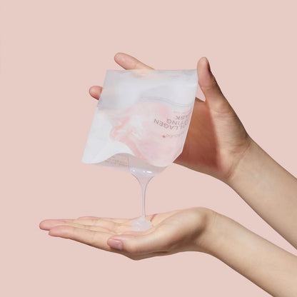 Medicube Collagen Mask for gravity-induced sagging jawlines, hollow tear troughs, deep smile lines, and dehydrated skin deflation – Lifting treatment from Atelier De Glow UK.