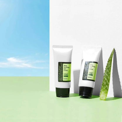 COSRX sun cream for sensitive skin, sun-induced redness, and dry skin – Calming daily UV protection and moisturizer from Atelier De Glow UK. 