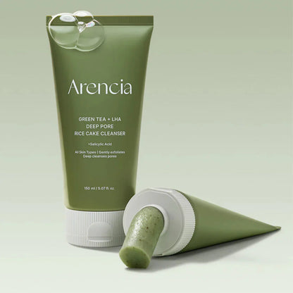 Arencia Rice Cake Cleanser for blackhead removal and oiliness  – Gentle Korean pore-clearing facial wash with fast UK delivery.