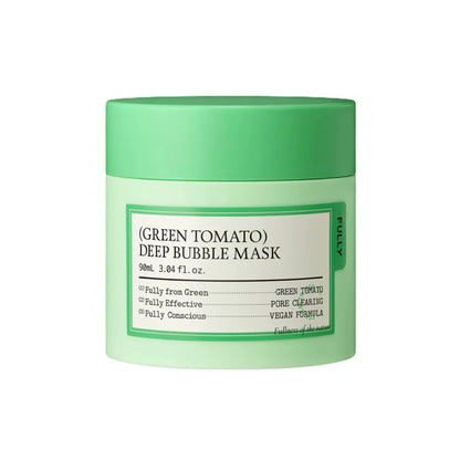 FULLY Green Tomato Deep Bubble Mask