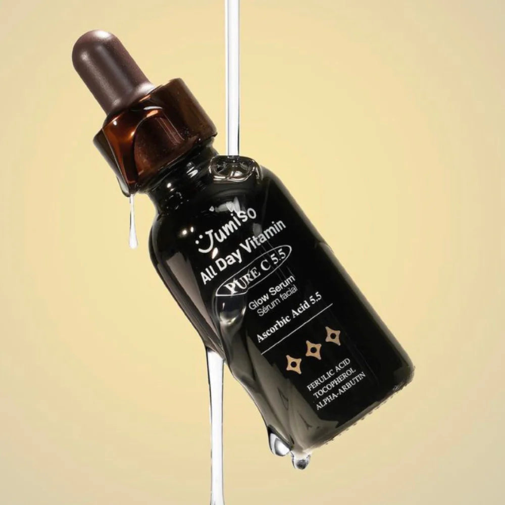 Jumiso 5.5 Vitamin C – Professional-grade "Melanin Corrector Filter" for achieving a uniform, luminous, and high-definition "Glass Skin" complexion, shop at Atelier De Glow UK.