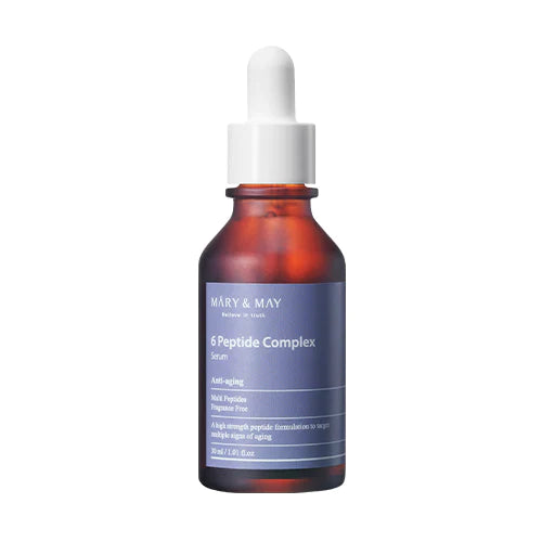 Shop Mary&amp;May - 6 Peptide Complex Serum 30ml for Advanced Anti-Aging Care at Atelier de Glow