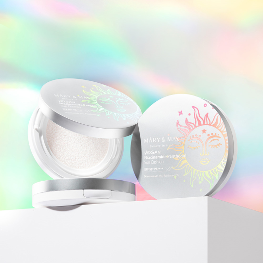 Mary &amp; May Vegan Niacinamide Panthenol Sun Cushion - Atelier De Glow