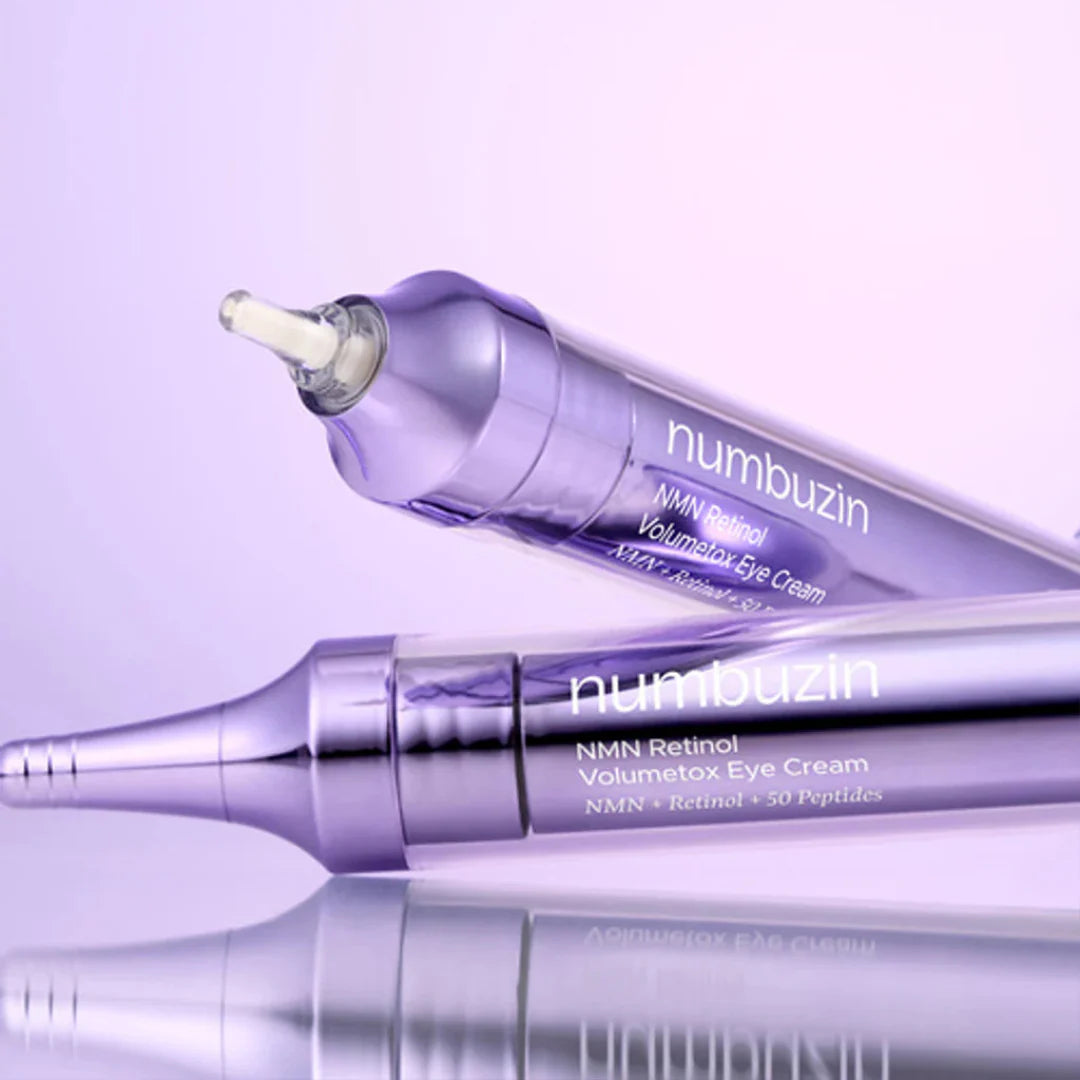 Numbuzin eye cream for deep wrinkles, crow’s feet, and hollow under-eyes – Volumizing "NAD+" cellular repair serum from Atelier De Glow UK.