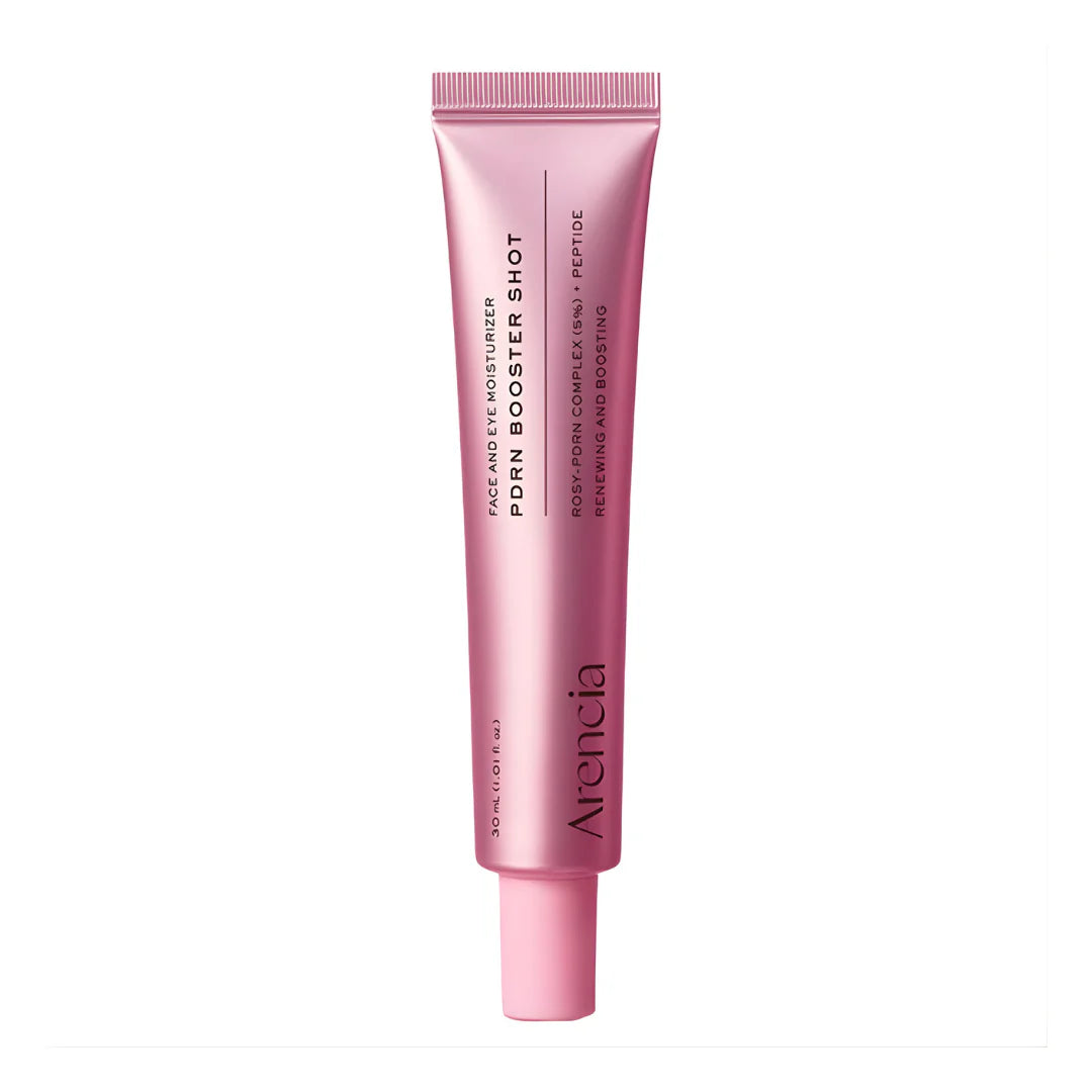 Arencia PDRN Booster Shot 30ml bottle – Salmon DNA (PDRN) and Multi-Peptide complex Korean skin booster available at Atelier De Glow UK