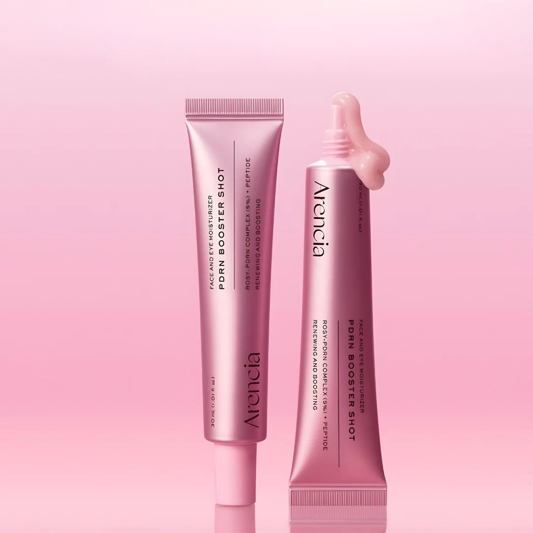 Fast-absorbing Arencia PDRN Booster Shot texture – High-potency Korean bio-skincare for immediate glass skin finish at Atelier De Glow UK