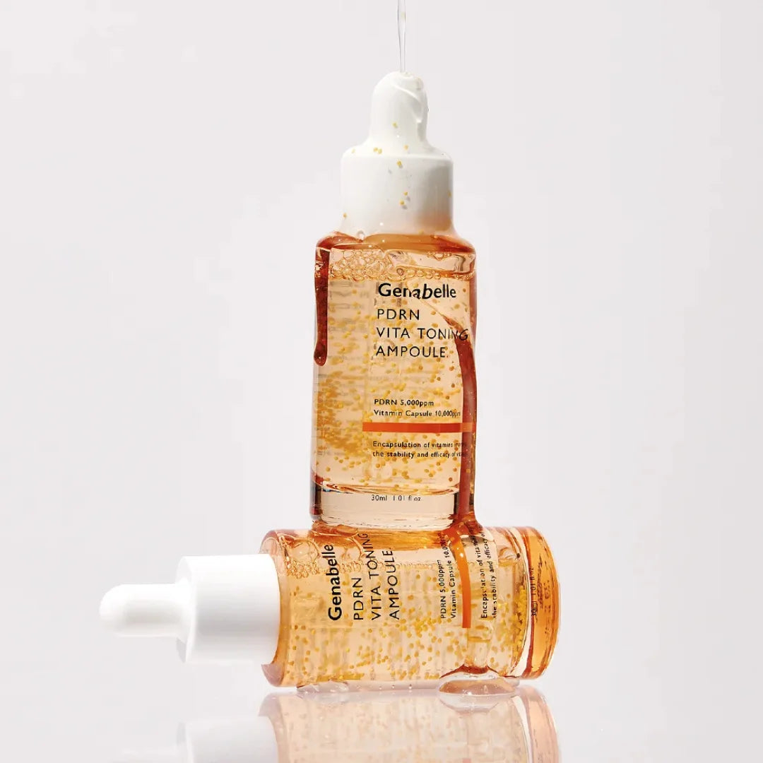 Genabelle VITA ampoule for hyperpigmentation, dullness, and loss of firmness – Intensive PDRN-based brightening treatment from Atelier De Glow UK.