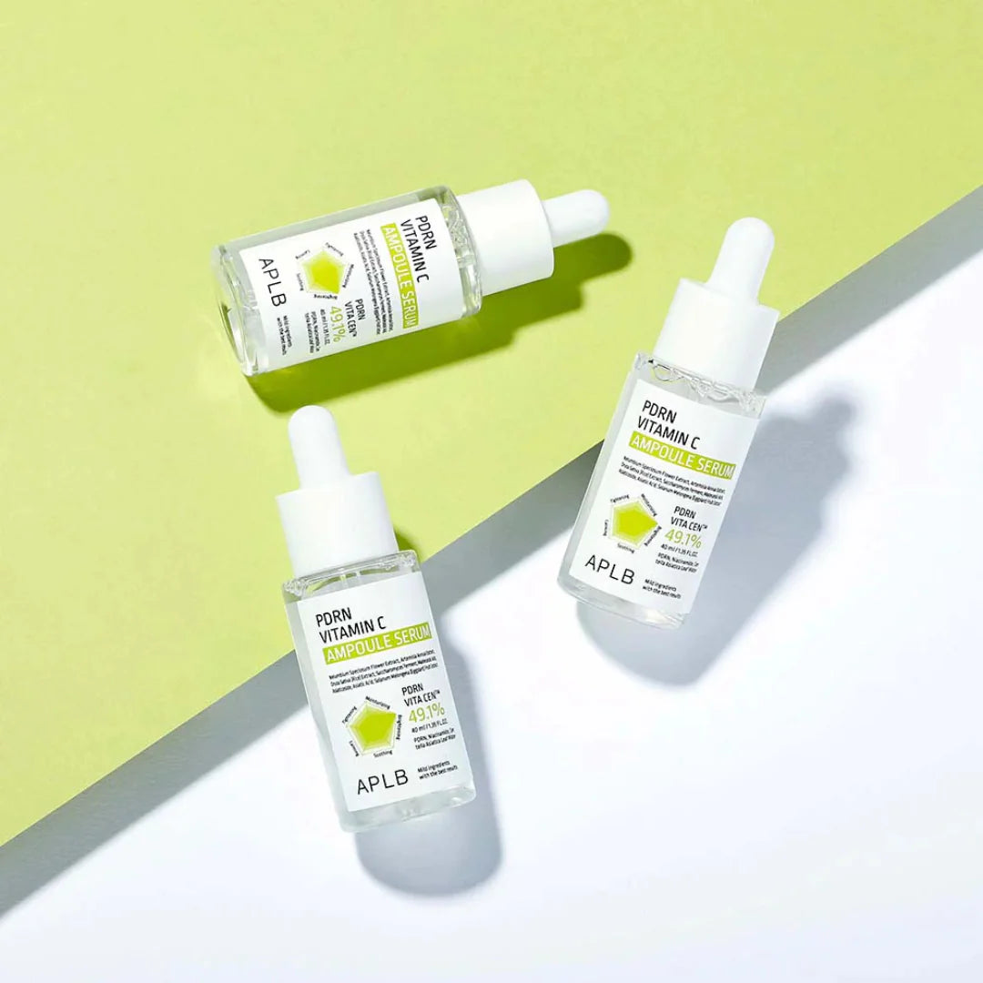 Concentrated yet fast-absorbing texture of APLB PDRN Serum – Lightweight Korean ampoule for a luminous, firm "Glass Skin" look at Atelier De Glow UK.