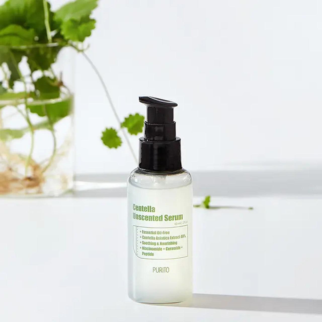 Shop Purito Centella Unscented Serum Mini 15ml for Skin Soothing and Hydration at Atelier de Glow
