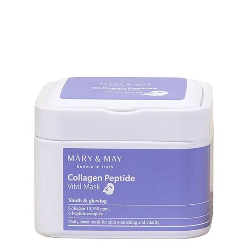 Mary &amp; May Collagen Peptide Vital Mask 30pcs
