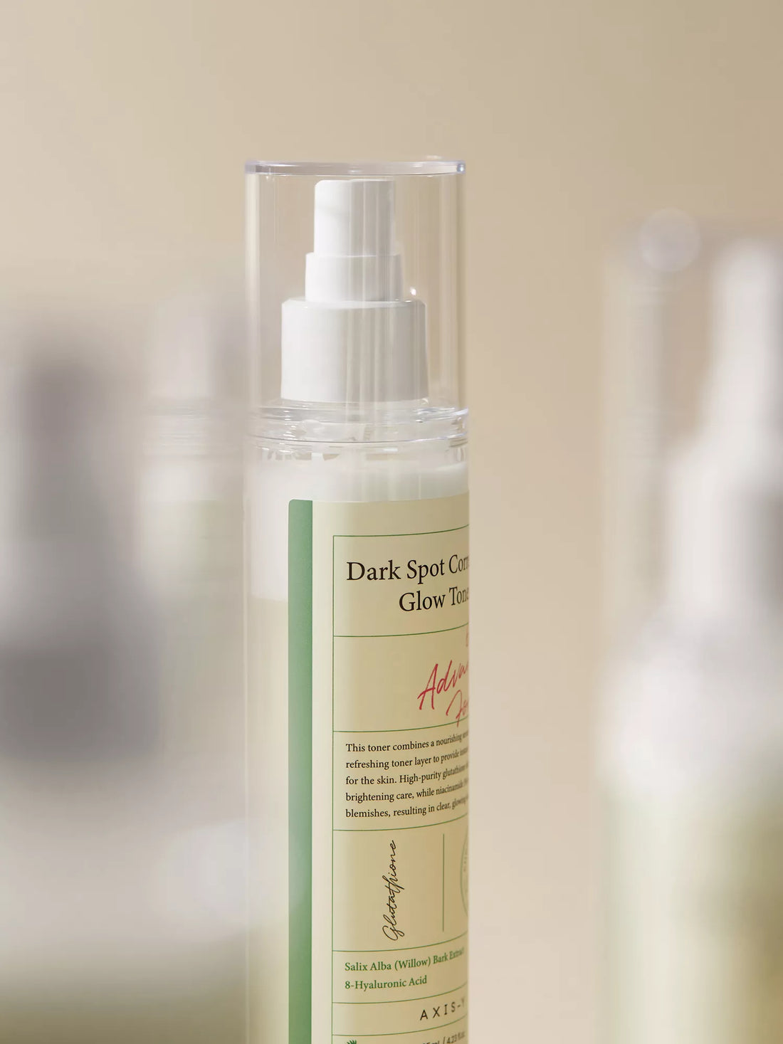 AXIS-Y Toner for treating dark spots, uneven skin tone, and post-acne marks – Targeted Korean brightening treatment from Atelier De Glow UK.