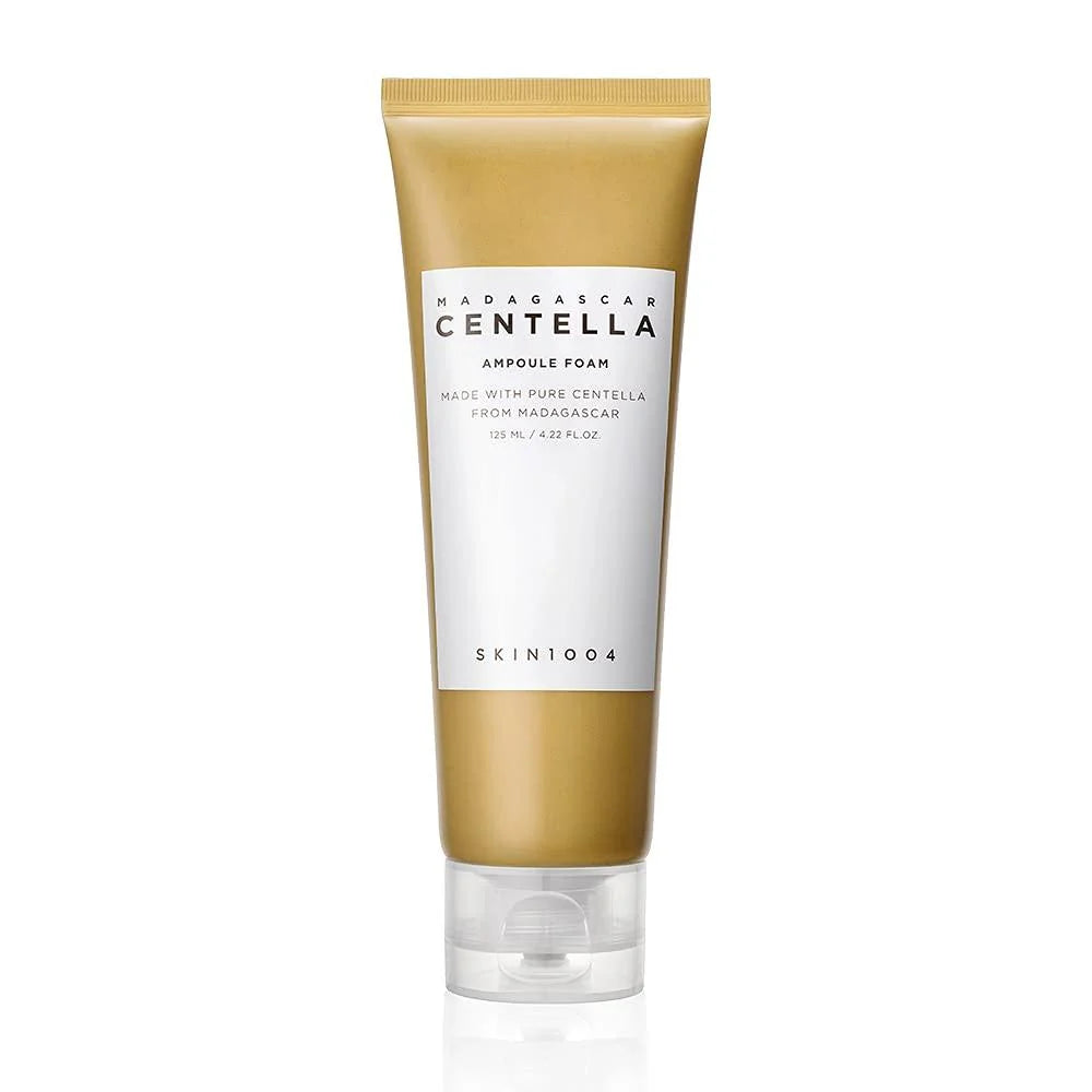 SKIN 1004 Madagascar Centella Ampoule Foam 125ml – pH 5.5 Korean foaming cleanser with 33% Centella Asiatica extract available at Atelier De Glow UK.