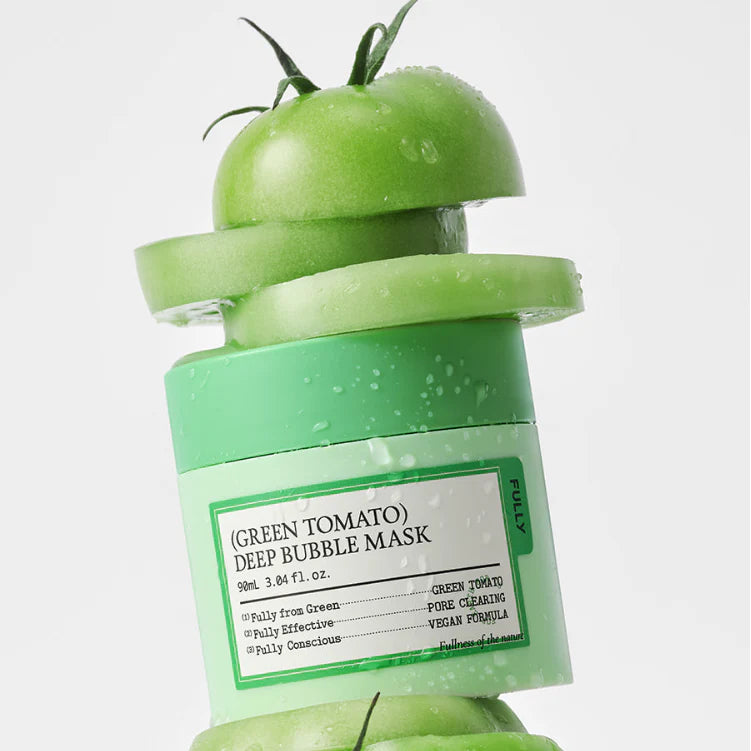 FULLY Green Tomato Deep Bubble Mask
