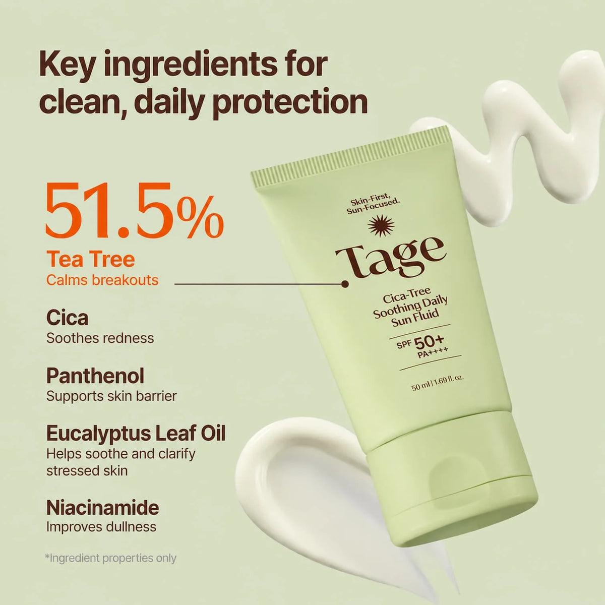 Tage Cica-Tree Soothing Daily Sun Fluid