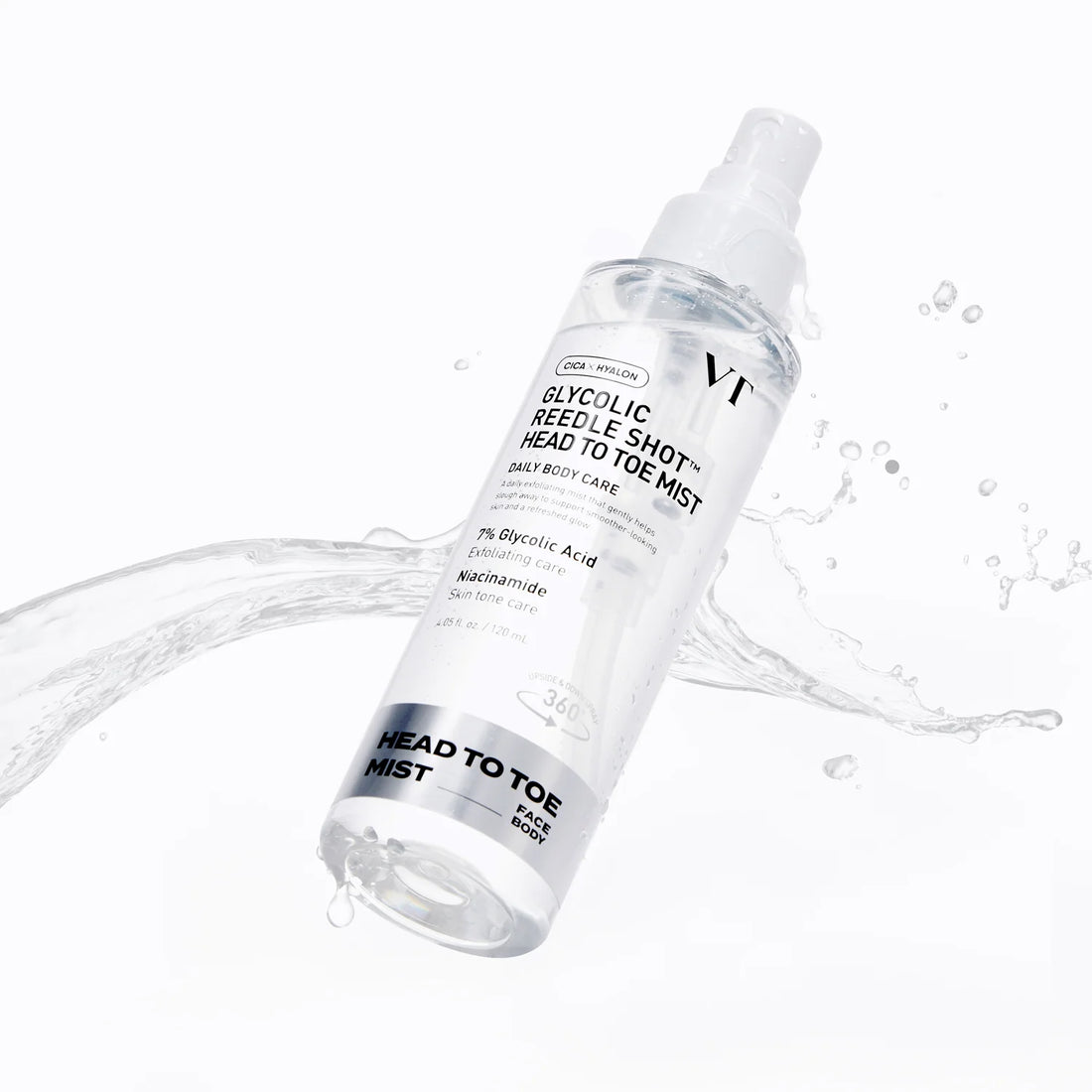 VT Glycolic Reedle Shot Head To Toe Mist 120ml