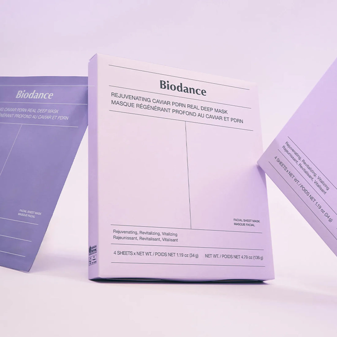 Premium hydrogel texture of Biodance Caviar PDRN Mask – High-adhesion overnight mask that turns transparent to signal active absorption at Atelier De Glow UK.