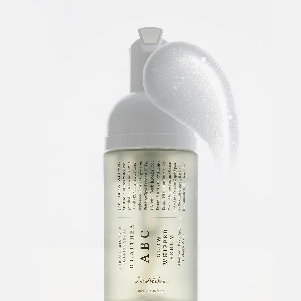 Dr. Althea serum for rough skin texture, dullness, and early aging – Resurfacing "ABC Vitamin" treatment from Atelier De Glow UK.