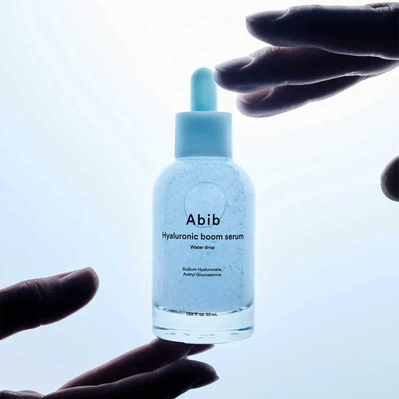 Abib Hyaluronic Serum – Professional-grade "Topical Water-Drop Injection &amp; 24-Hour Non-Sticky Jello Glow Filter" for an immaculate skin profile, shop at Atelier De Glow UK.