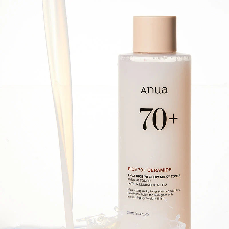 Anua toner for uneven skin tone, sallow complexion, and dryness – Softening "Milky" hydration treatment from Atelier De Glow UK.